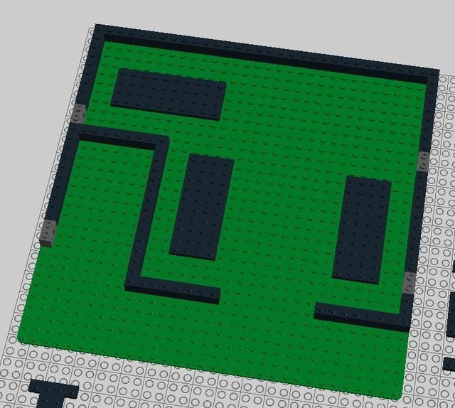 Le début, j'ai bien galéré à faire de place pour les véhicules